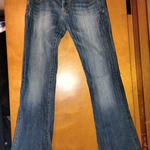 CLOSET CLEAR OUT! Lucky Brand Women's Denim Jeans- Distressed Boot Cut- Size 4 - Picture 1 of 13